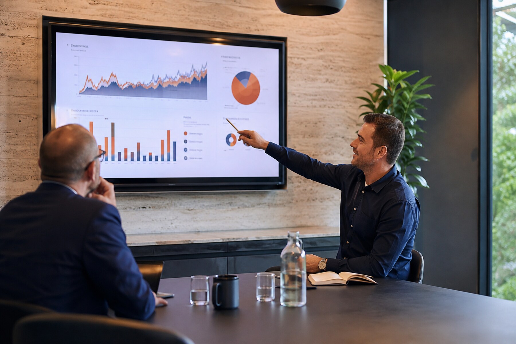 Marketing analytics dashboard used to measure digital campaign performance